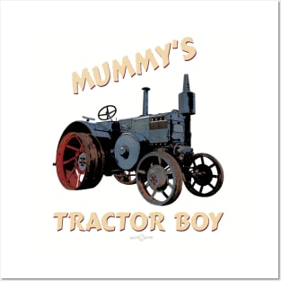 Mummy's tractor boy Posters and Art